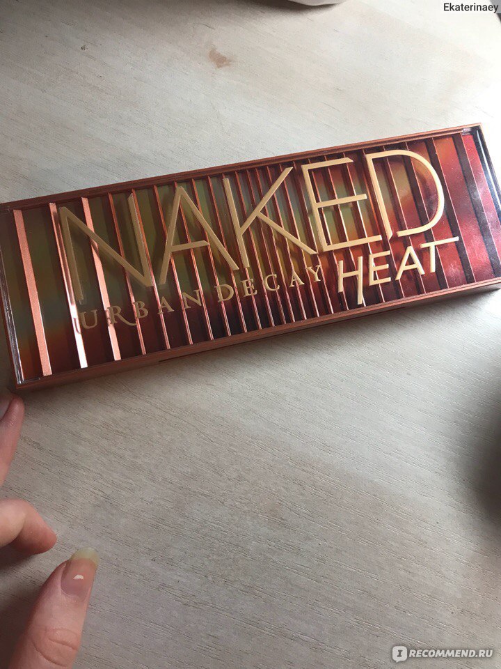 Палетка теней для век Urban Decay Naked Heat Палетка Naked Heat