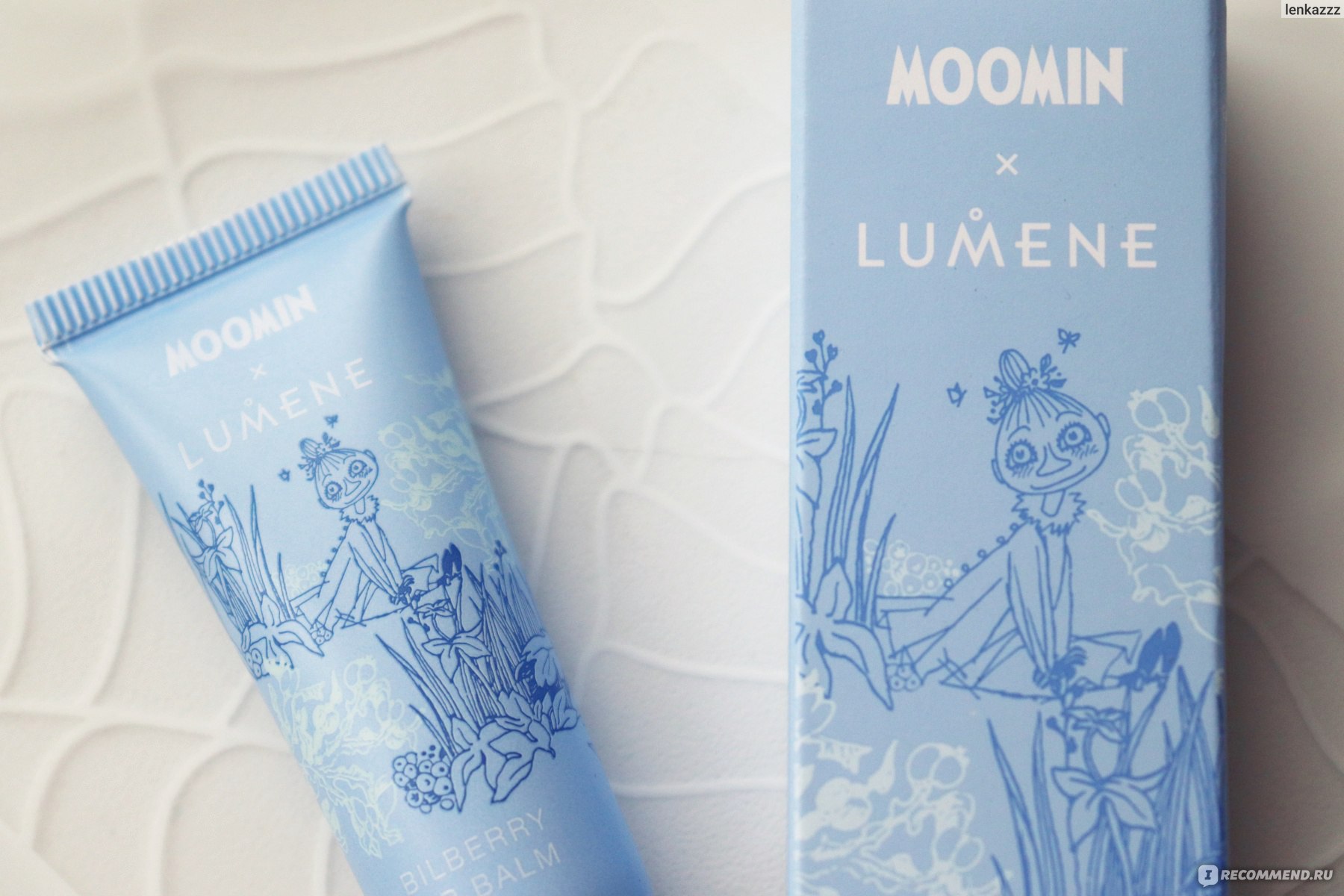 Бальзам для губ Lumene Moomin Lip Balm Черничный Вкусный бальзам для