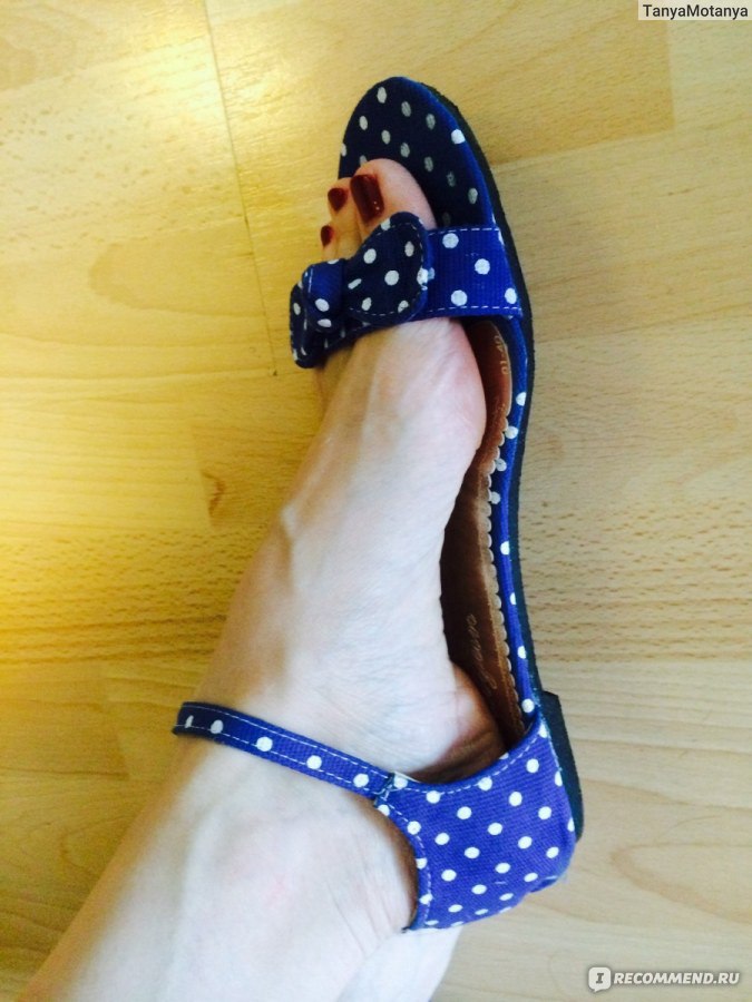 Aliexpress Big Size Sweet Polka Dot Bow Shoes