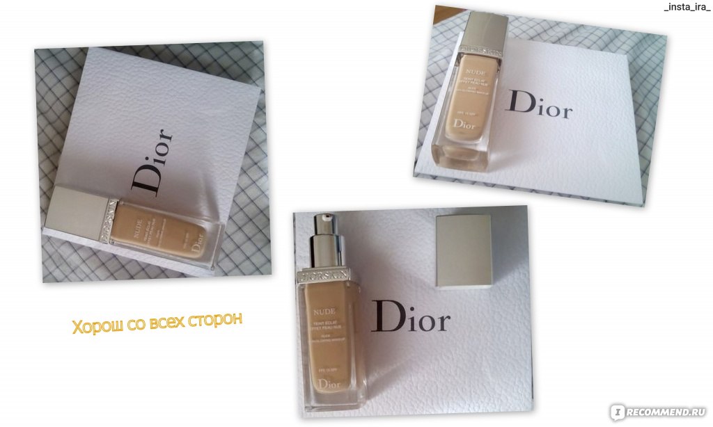 Тональный крем Dior Diorskin Nude Skin glowing Makeup SPF 15 Берут