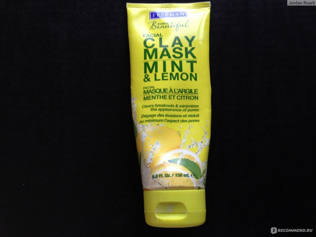 Маска для лица Freeman Facial Clay Mask Mint Lemon Любимая глиняная