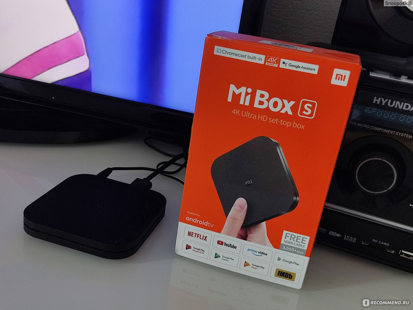 Xiaomi Mi Box S Браузер