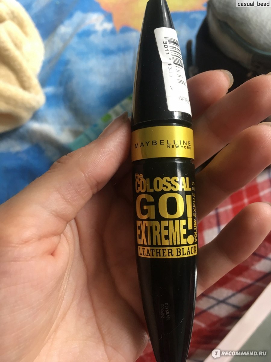 Тушь для ресниц MAYBELLINE VOLUM EXPRESS THE COLOSSAL GO EXTREME