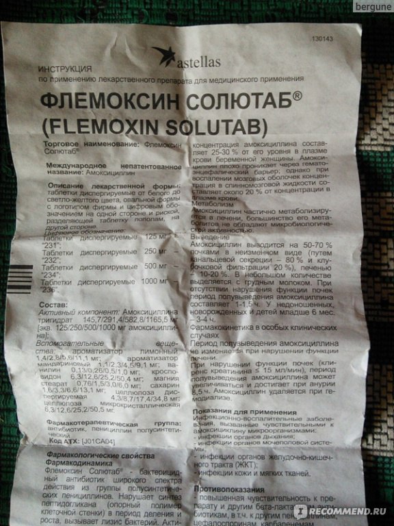 Купить Флемоксин Солютаб 500 В Нижнем Новгороде