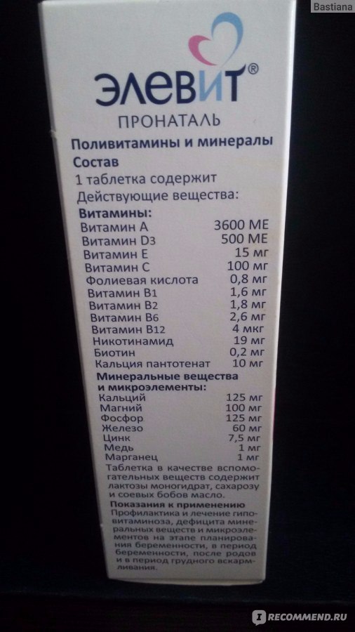 Аналоги Витаминов Элевит Пронаталь
