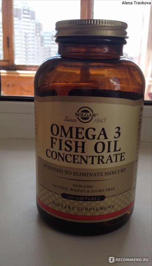 Solgar Omega 3 Fish Oil Concentrate  -  3