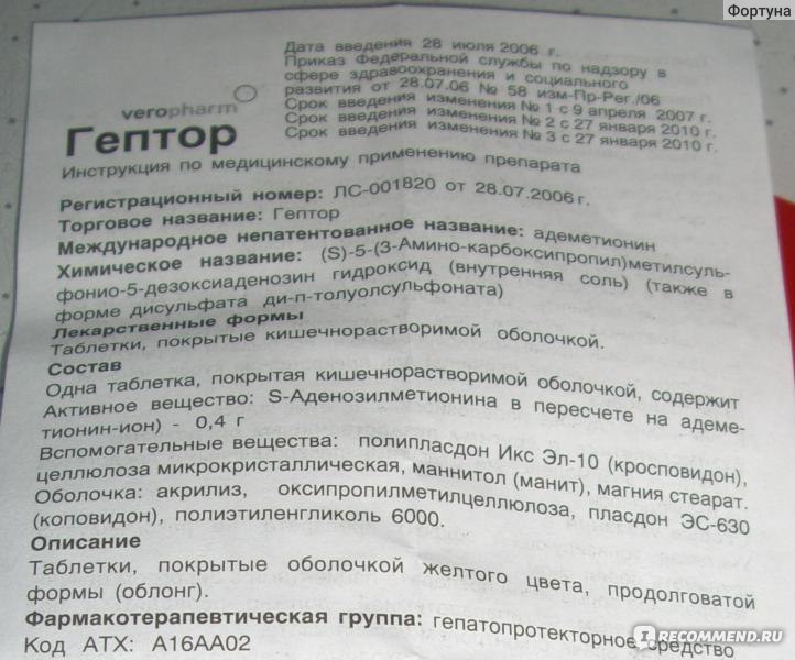 Гепапротекторы список документов