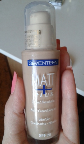 Тональный крем seventeen matt plus liquid - \