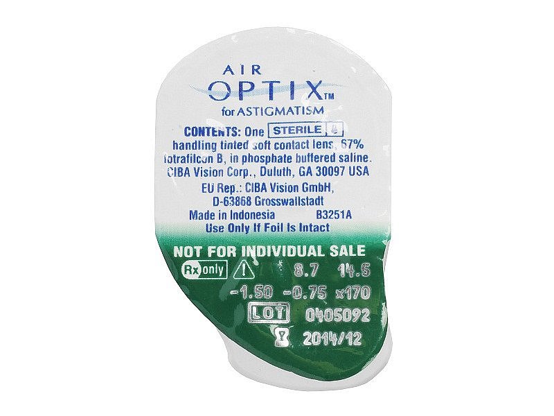 air optix for astigmatism инструкция