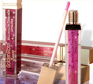 Блеск для губ golden rose multicolor diamonds lipgloss - \