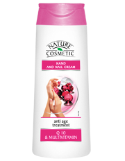 Крем для рук и ногтей nature cosmetic hand and nail anti-age treatment q10&multivitamin (антивозрастной) отзывы покупателей.