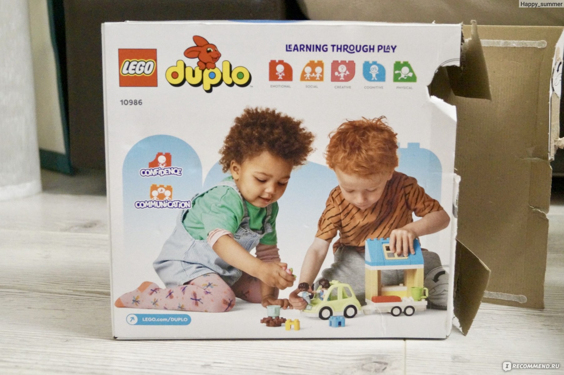 Lego Duplo 10986 Семейный дом на колесах - «Lego Duplo Семейный дом на  колесах - отличный сюжет для увлекательной игры » | отзывы