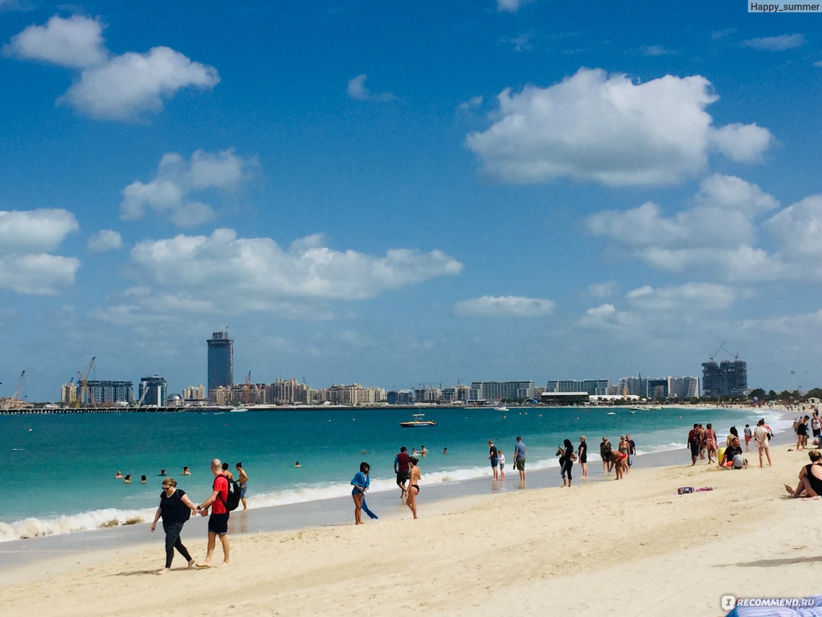 городской пляж Dubai Marina Beach дубай оаэ прекрасный