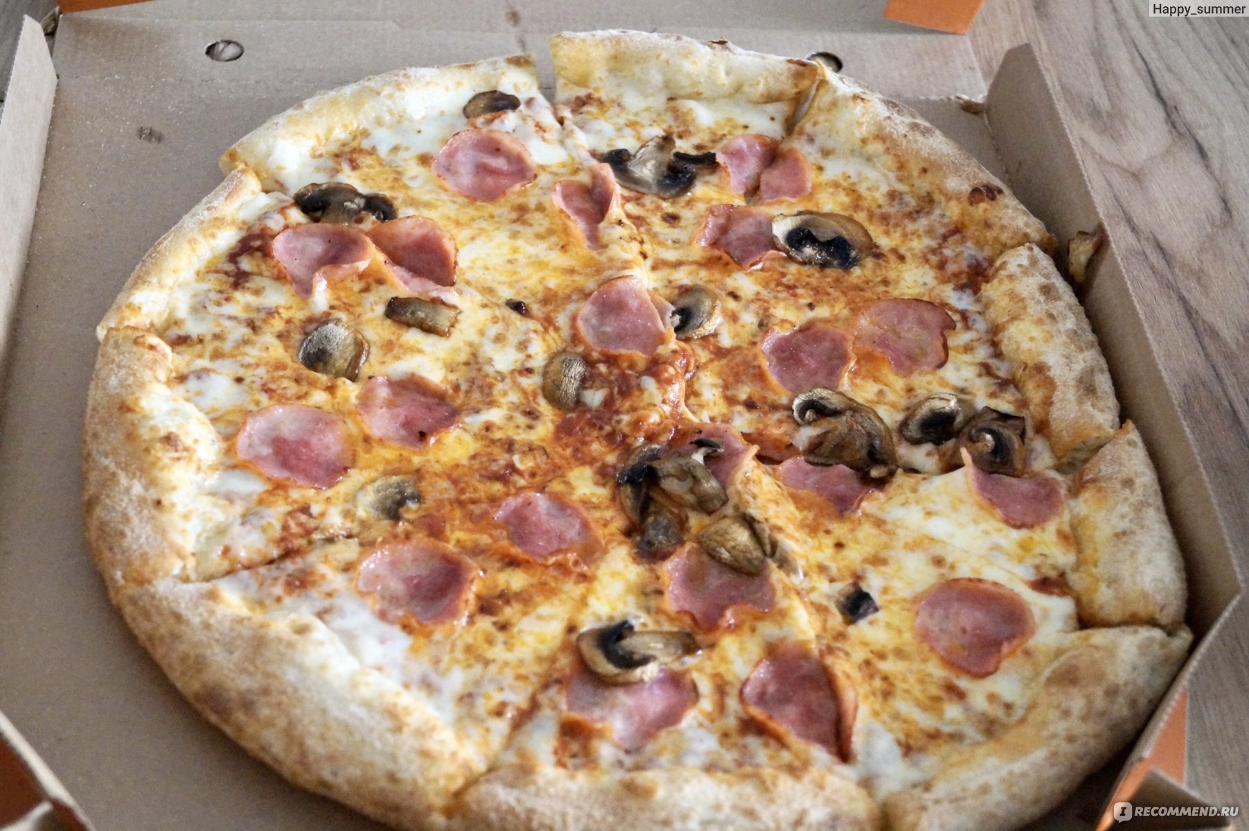 Пицца Додо Ветчина и грибы фото