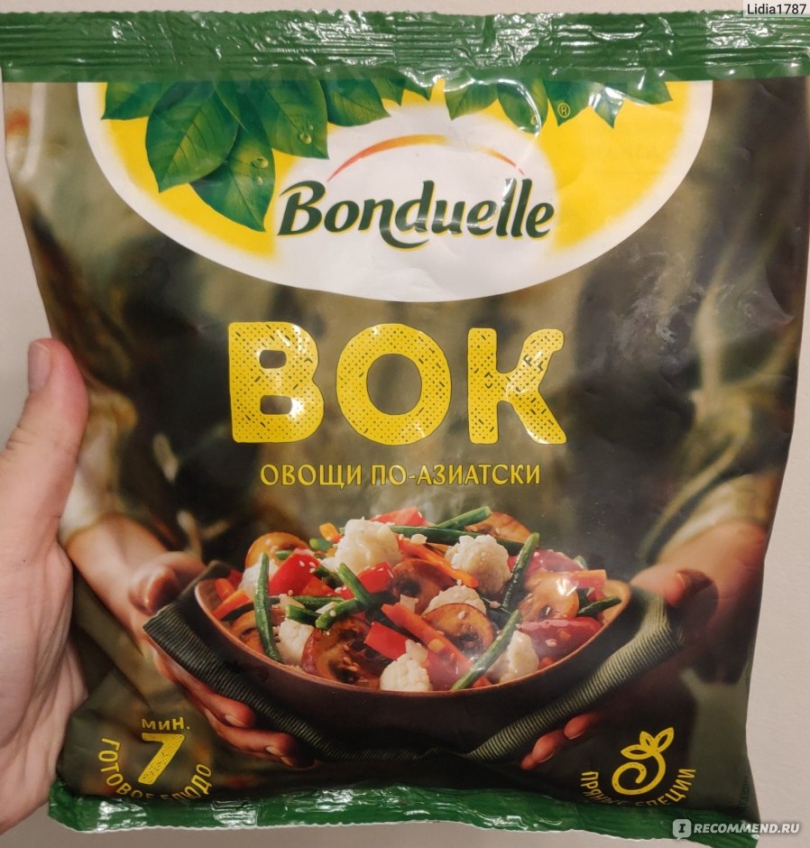 Овощи замороженные Bonduelle Вок овощи по азиатски - «Вкусный ужин за 15  минут. Вкусно, полезно, сытно 🥰 Вок ! » | отзывы