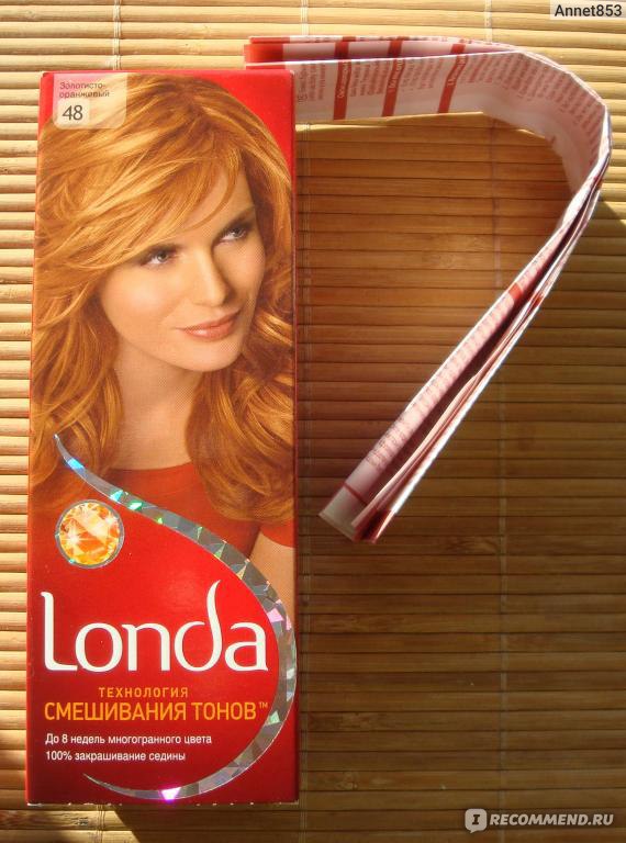 Краска для волос лонда смешивание тонов тициан