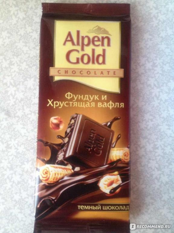 Alpen Gold шоколад фундук