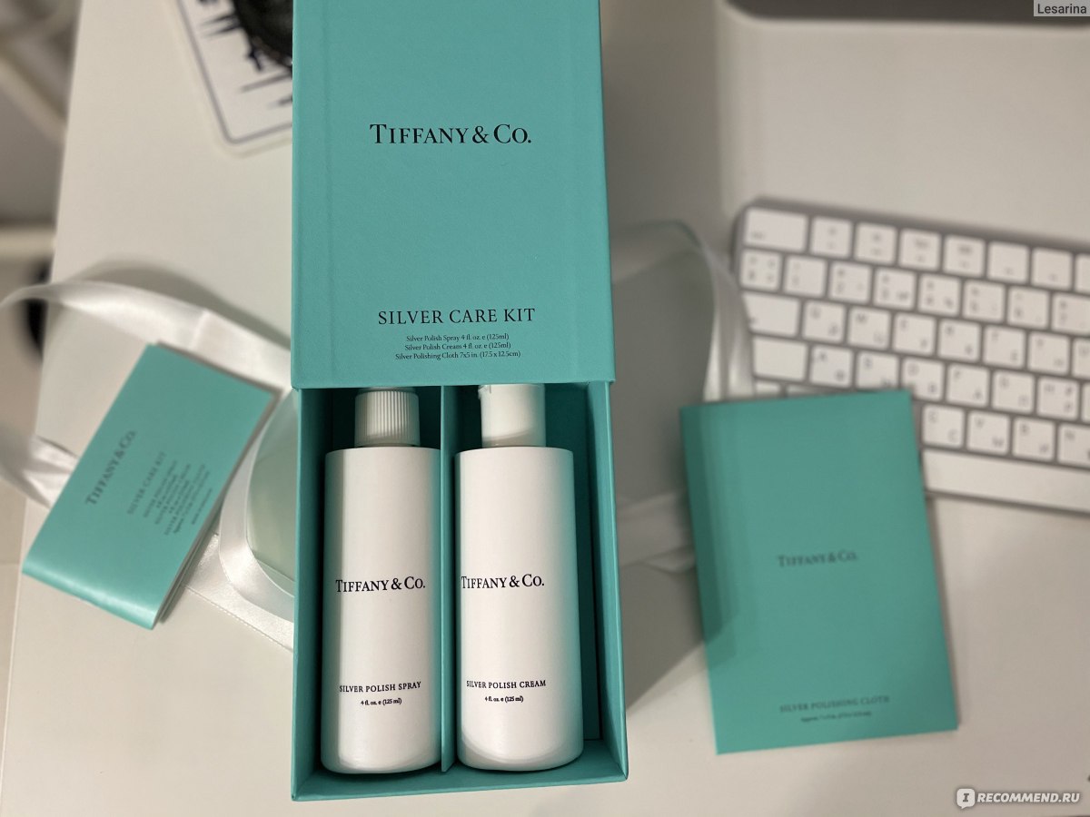 Средство для чистки ювелирных изделий Tiffany&Co Silver Care Kit - «Набор  для чистки серебра от Tiffany-какой он и где его купить?» | отзывы