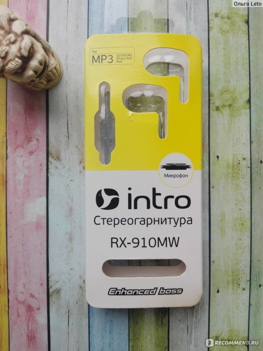 Наушники Intro RX-910MW - «Нашла для себя идеальные и недорогие ...