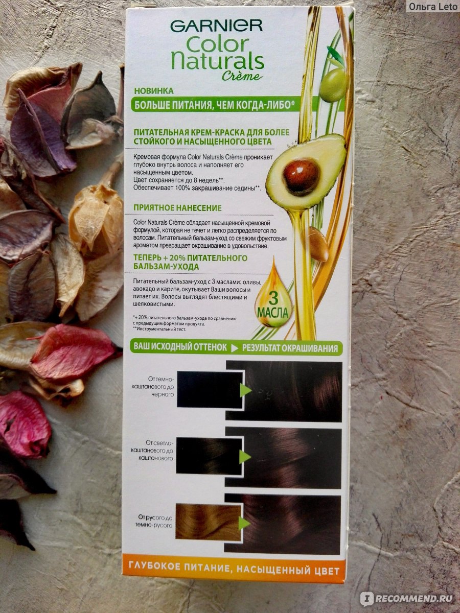 Краска для волос Garnier Color naturals creme отзывы