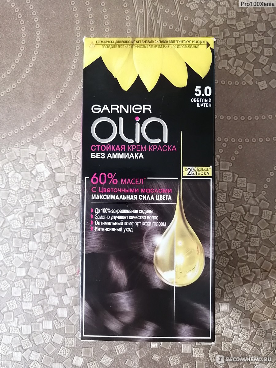 Какая краска для волос garnier olia