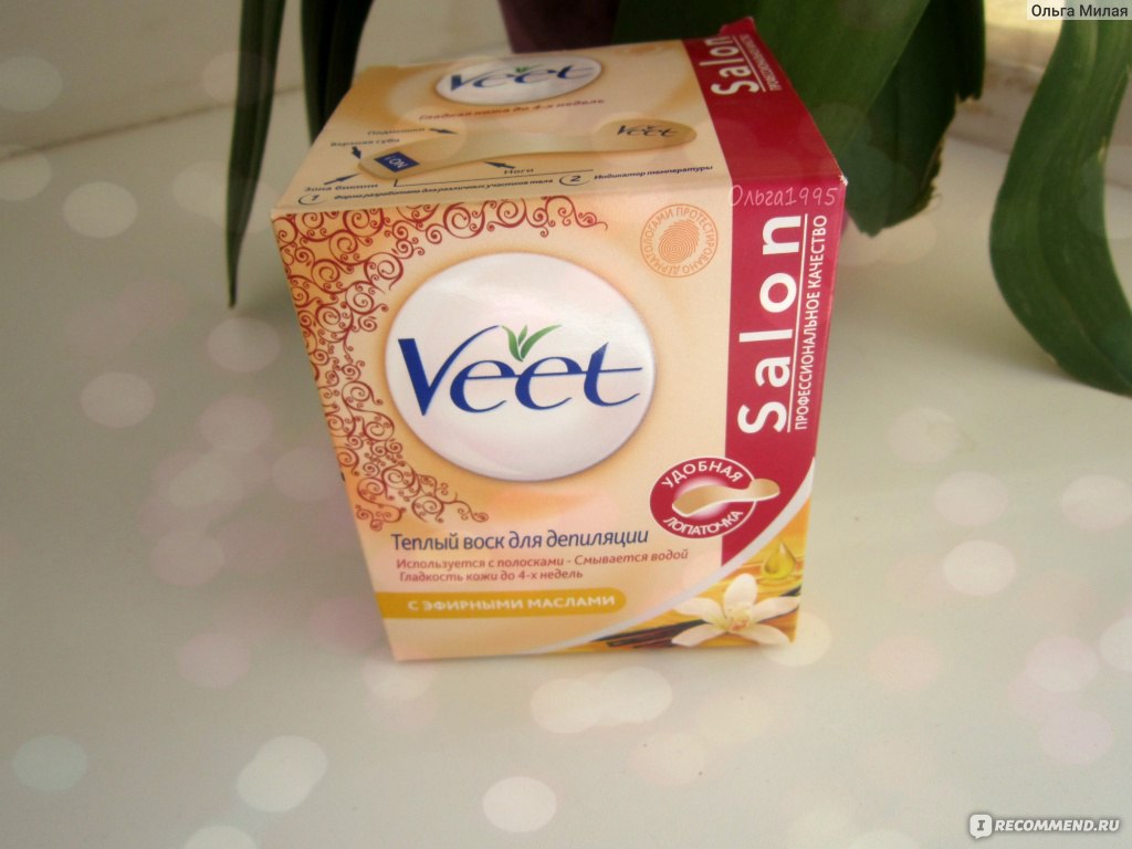 Veet Тёплый воск с эфирными маслами в банке — Отзывы от реальных покупателей