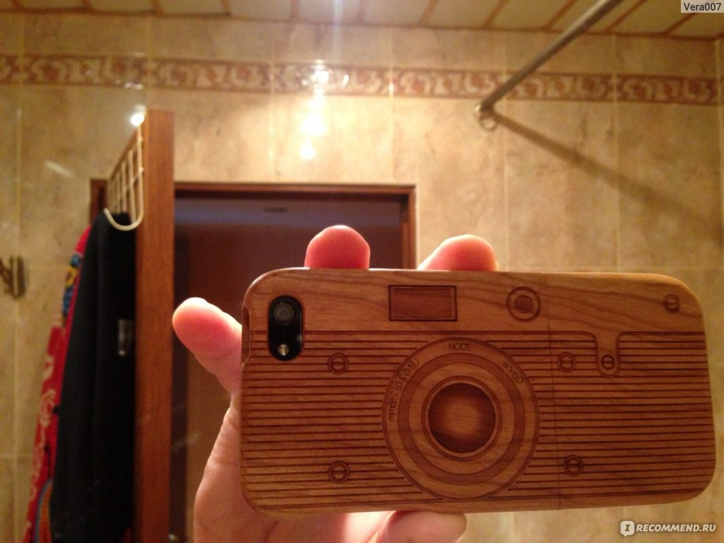 Чехол для мобильного телефона Aliexpress New Arrival Camera C3 wood case  cover for iPhone 5 - «Чехол из дерева для пятого айфона в виде  фотоаппарата!Два вида! + ФОТО» | отзывы