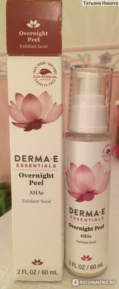 Пилинг для лица Derma e Overnight Peel Exfoliant Facial фото