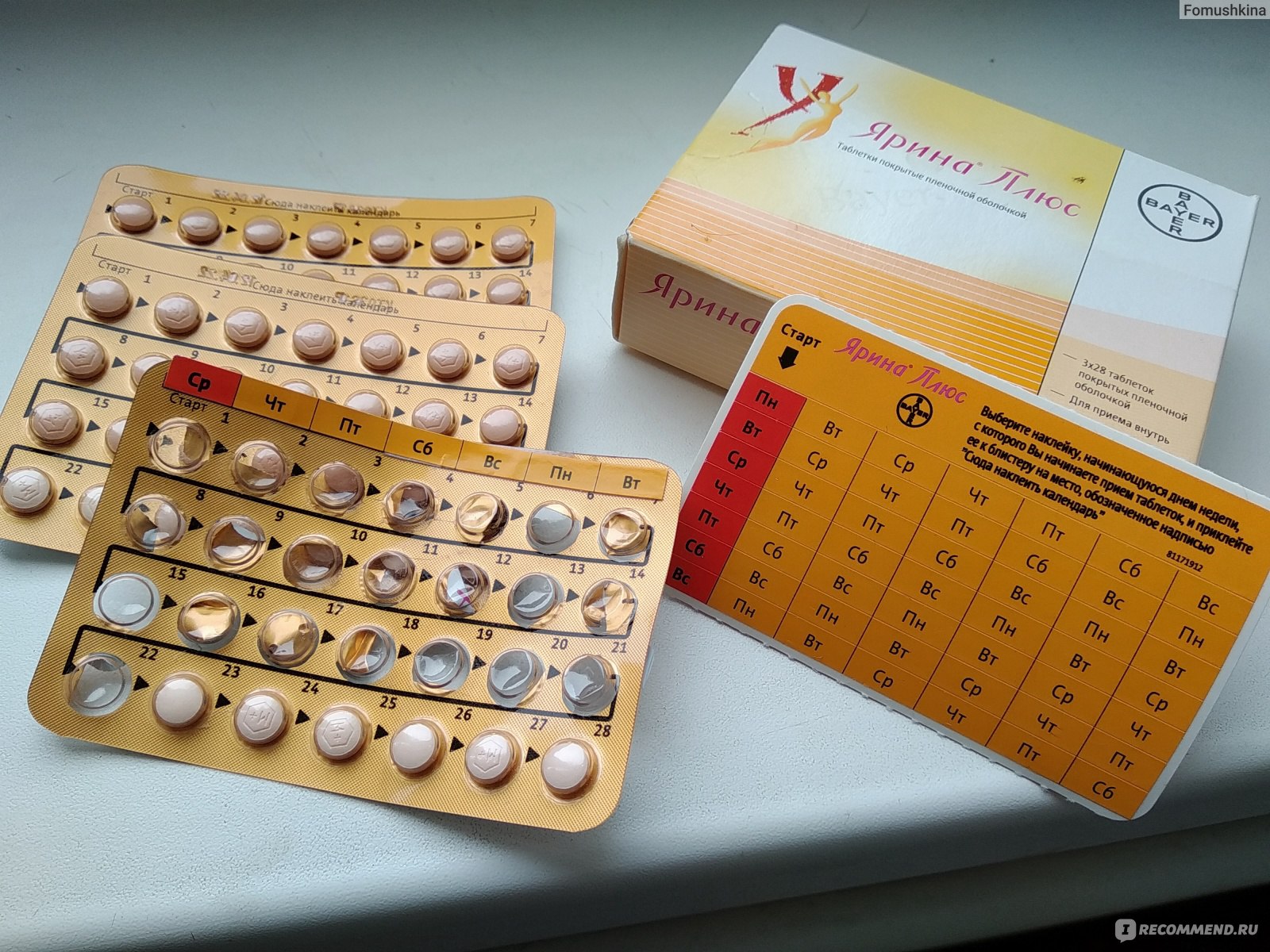Контрацептивы Schering AG Ярина Плюс - «Ярина при лечении кисты .