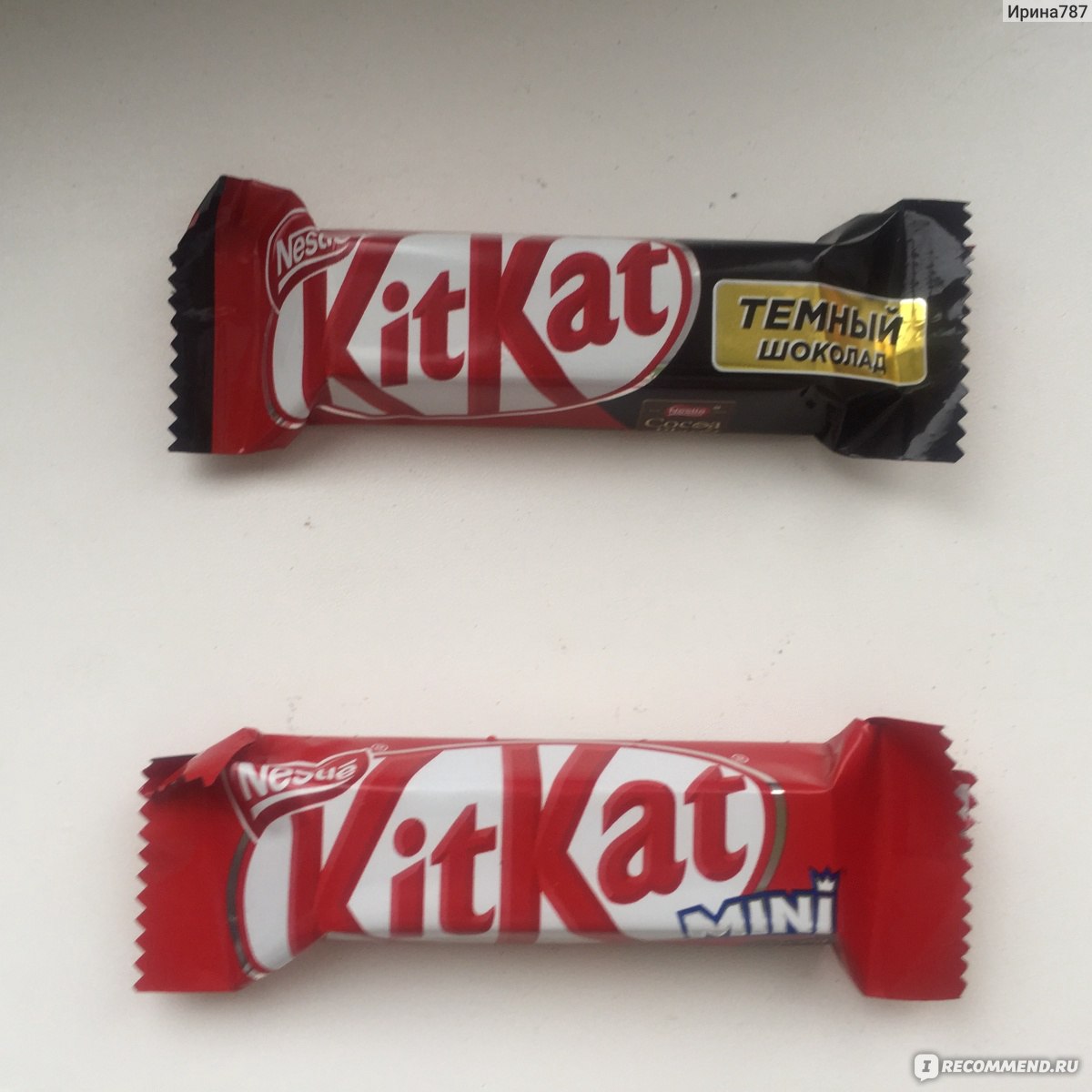 Шоколад KitKat mini Dark - «Воскресная шоколадная вечеринка начинается:  горький Киткат, стоит ли его вкус 86 ккал?» | отзывы