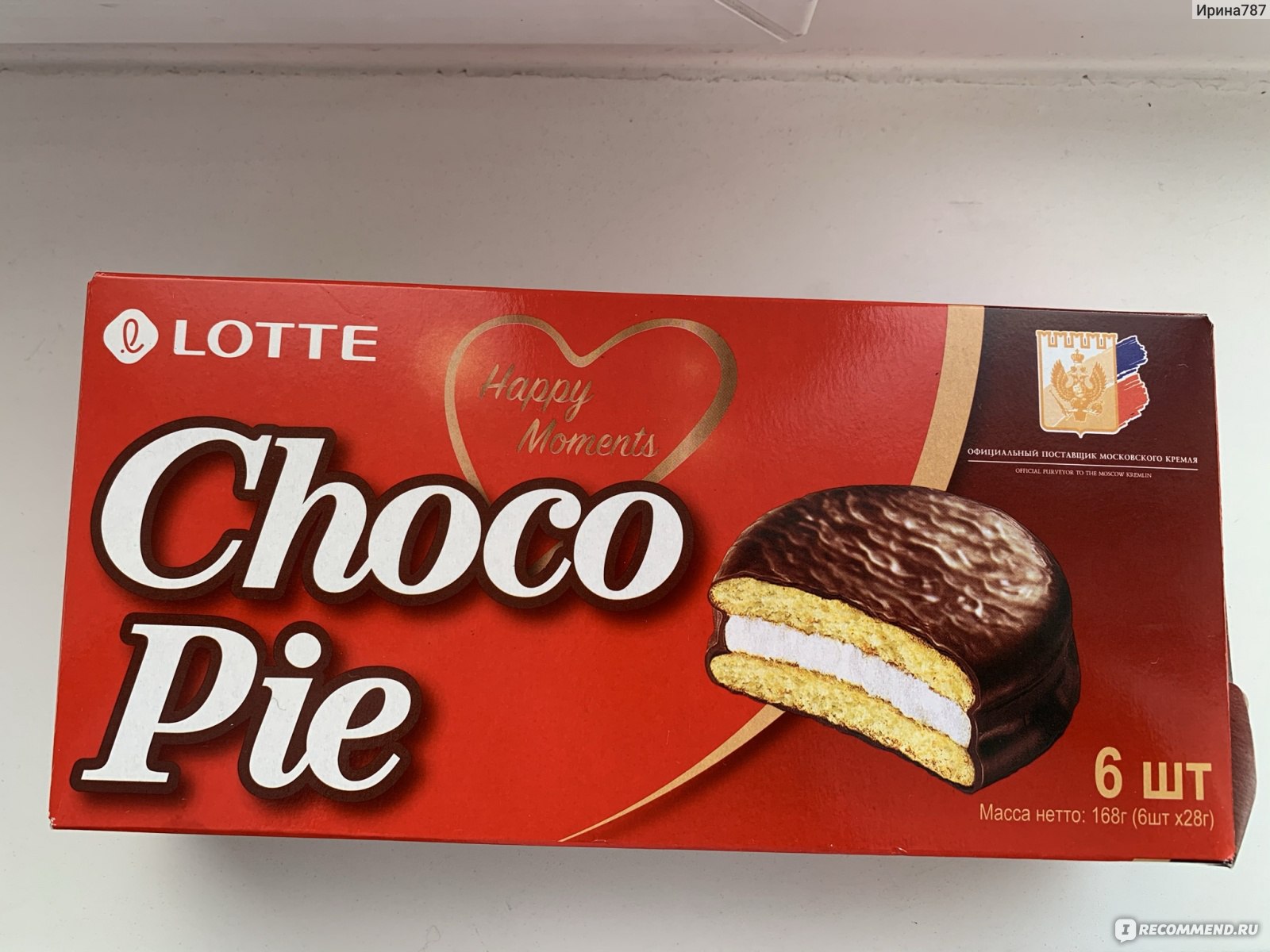 Печенье Lotte Choco Pie Чоко пай - «Вкусняшка из детства, которая и сейчас  отлично сохранилась» | отзывы