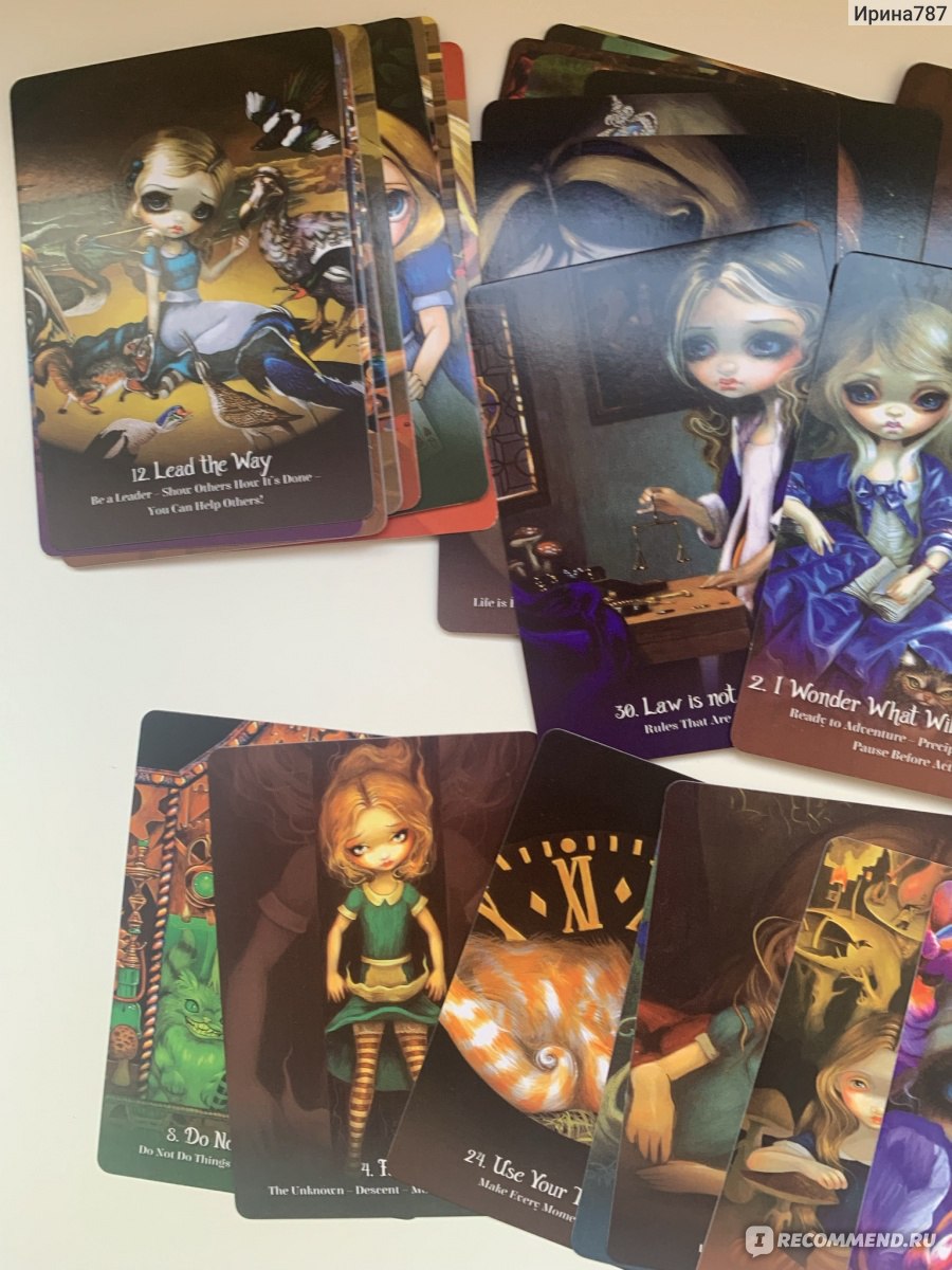 Alice The Wonderland Oracle Guidance Divination Fate Tarot Cards Deck Board Game Party Playing Card фото