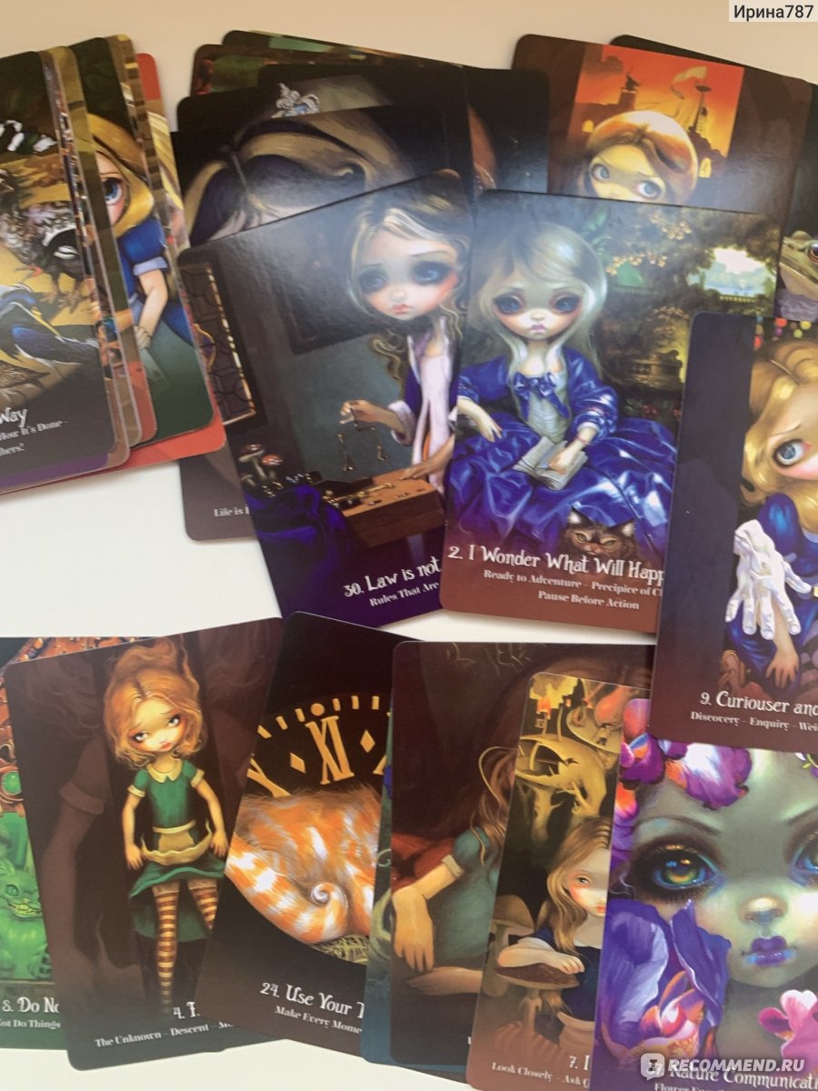 Alice The Wonderland Oracle Guidance Divination Fate Tarot Cards Deck Board Game Party Playing Card фото