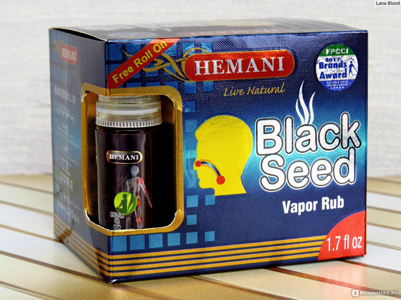 Мазь Hemani Black Seed Vaporub 