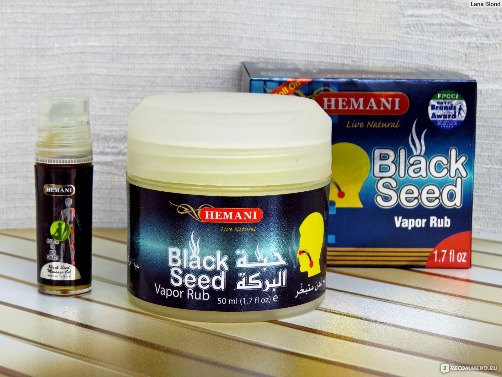 Мазь Hemani Black Seed Vaporub 