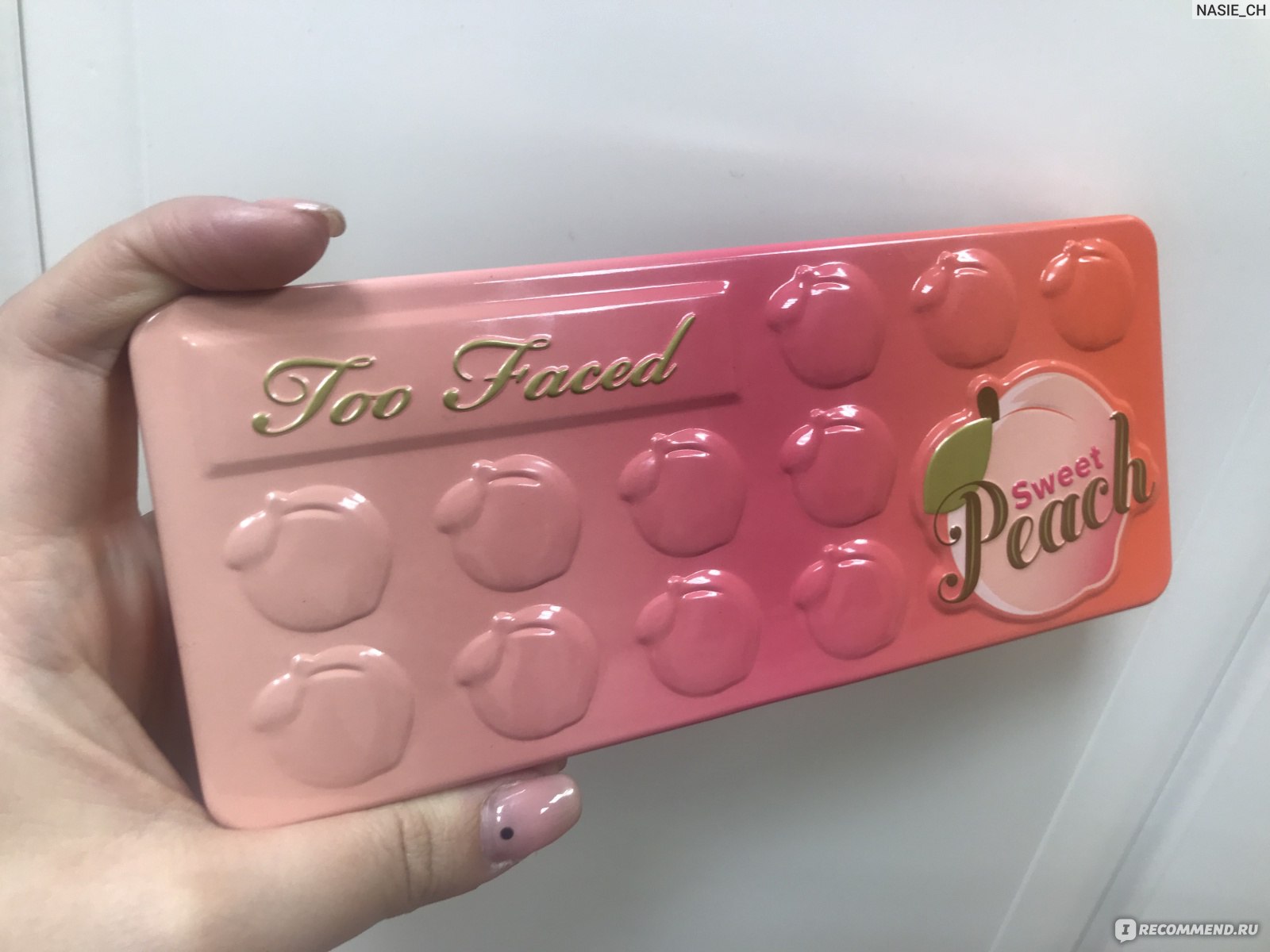 Too faced Sweet Peach - по праву отличная и вкусная палетка теней! 