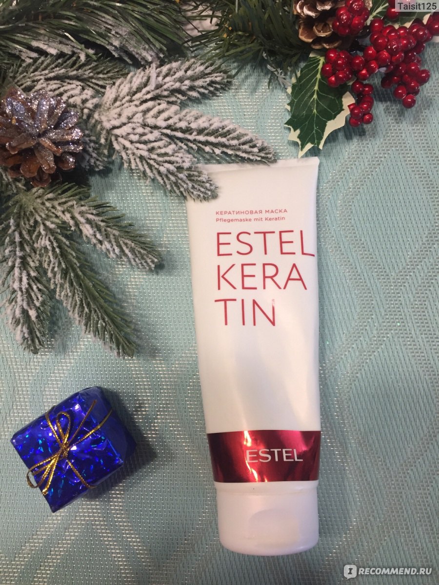 Маска для волос Estel Keratin - «Спасение для пушистых волос. Мое ...