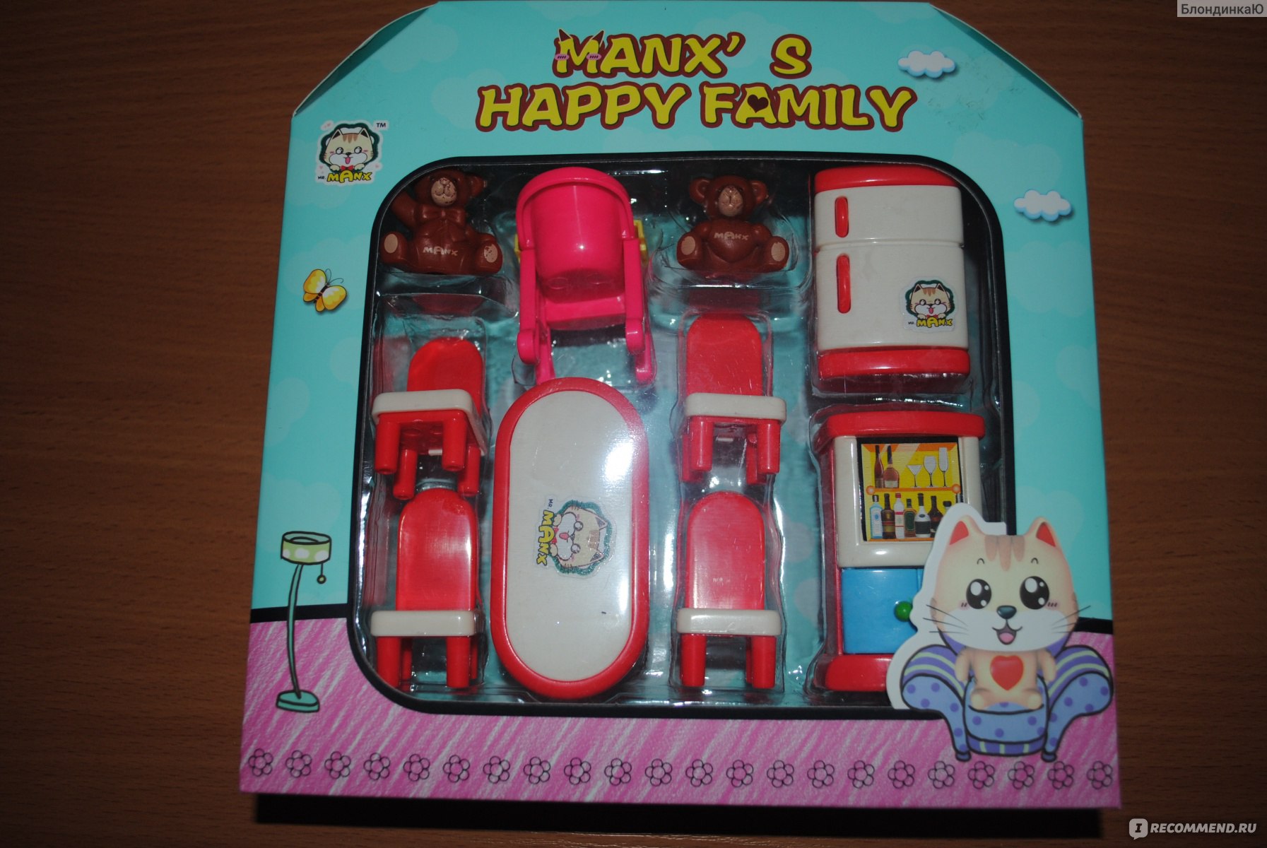 Игровой набор Shenzhen Toys Manx's Happy Family - кухня Hy-032ae