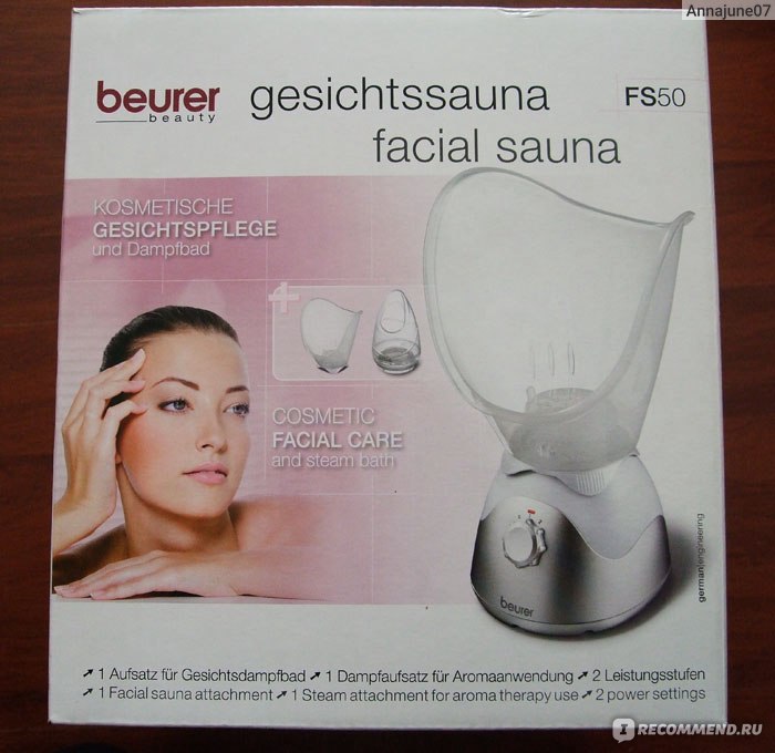 Паровая сауна для лица Beurer FS 50 - «Домашний мини-косметолог или  сбывшаяся мечта о качественном и бережном уходе за кожей.(много фото)» |  отзывы