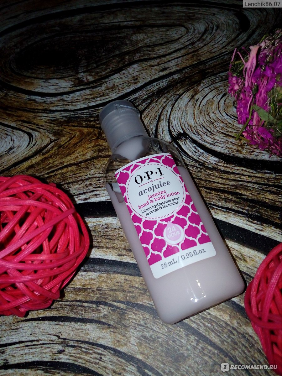 Лосьон для рук и тела OPI AVOJUICE jasmine - «Нравится ощущение ...