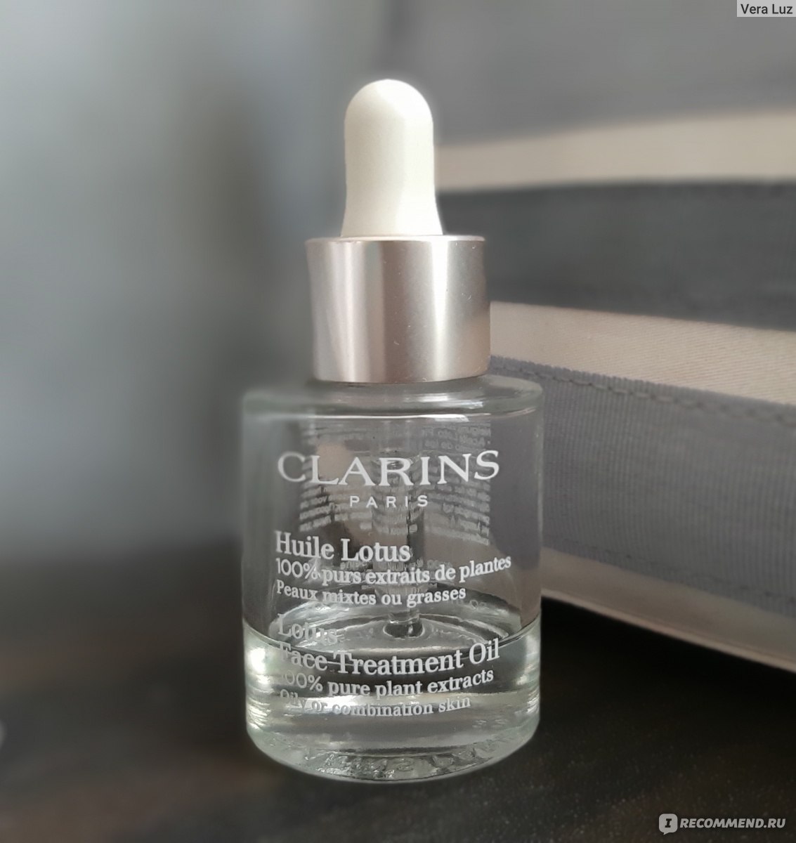 Clarins lotus масло