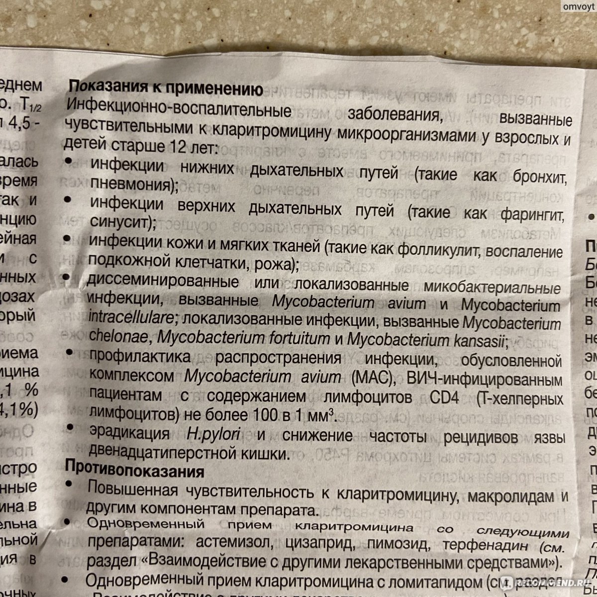 Антибиотик Клацид (без СР) - «Клацид при лечении пневмонии у взрослых и  детей» | отзывы