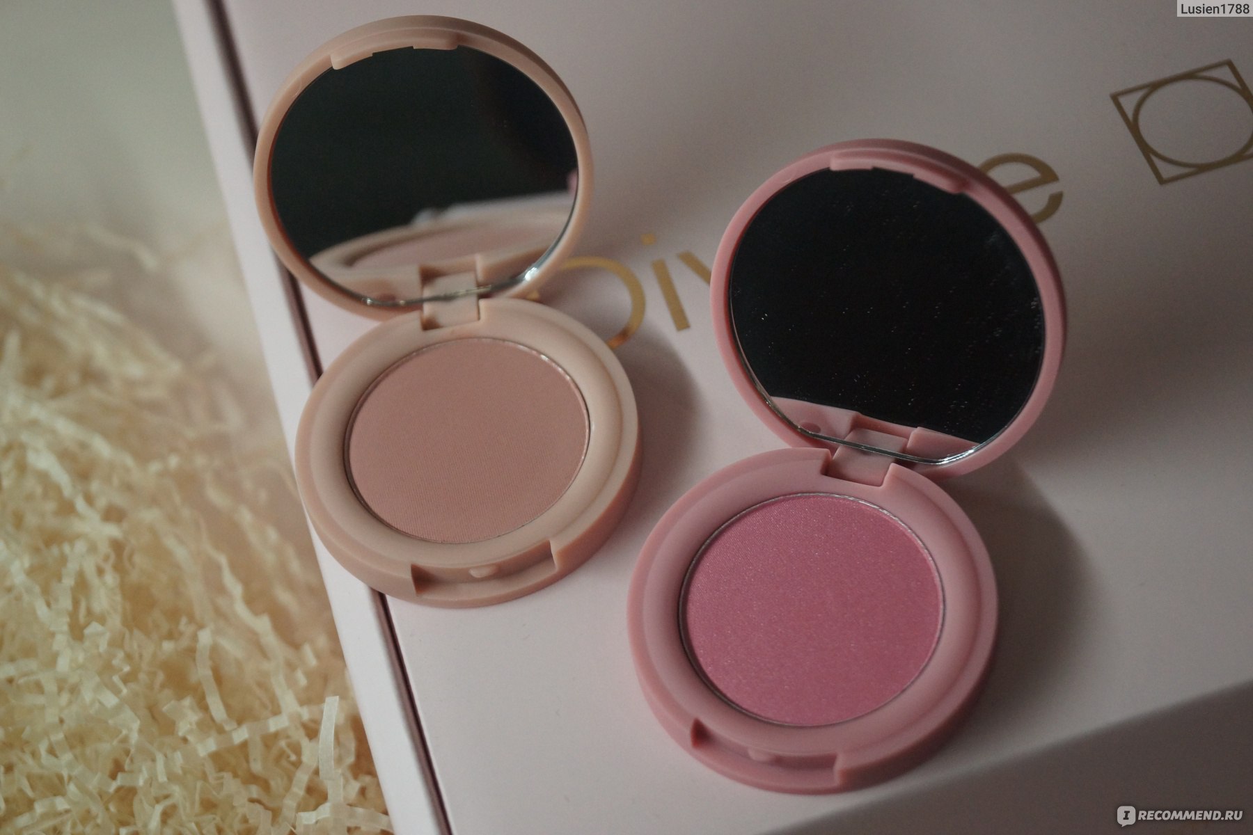 Тон румян. Divage solo Compact blush отзывы.