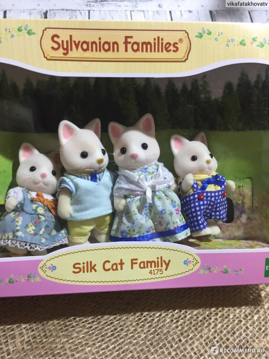 Sylvanian Families Семья котов - «