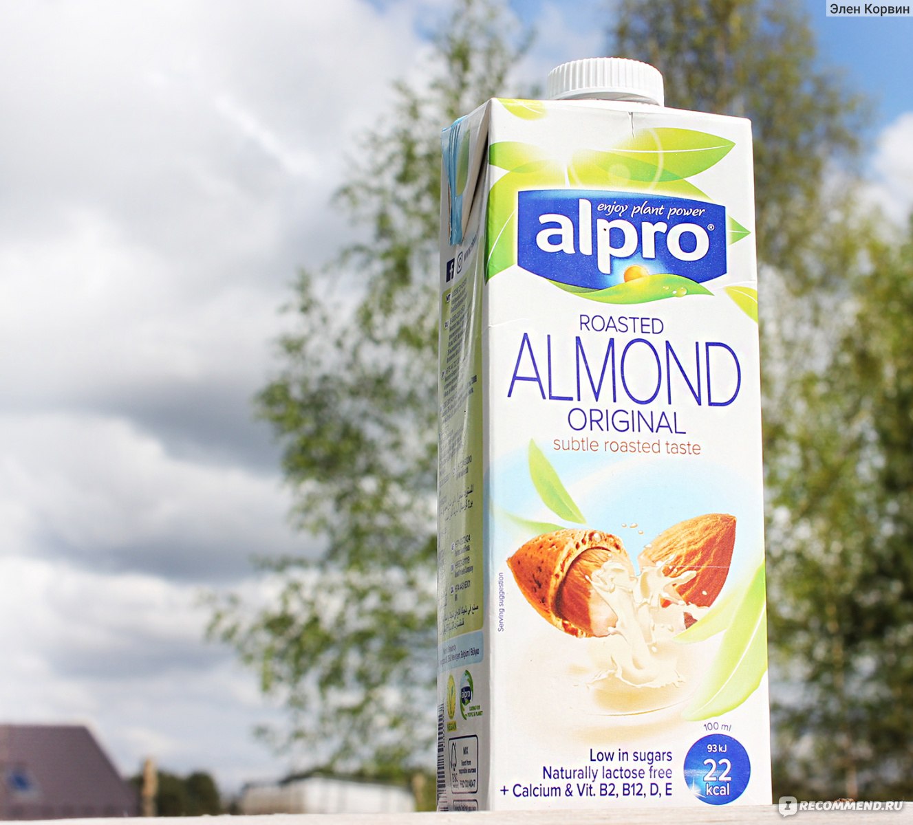 Каша на миндальном молоке alpro