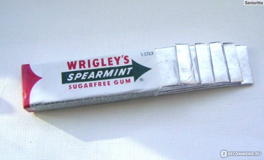 Жевательная резинка Ice Breakers Spearmint Gum