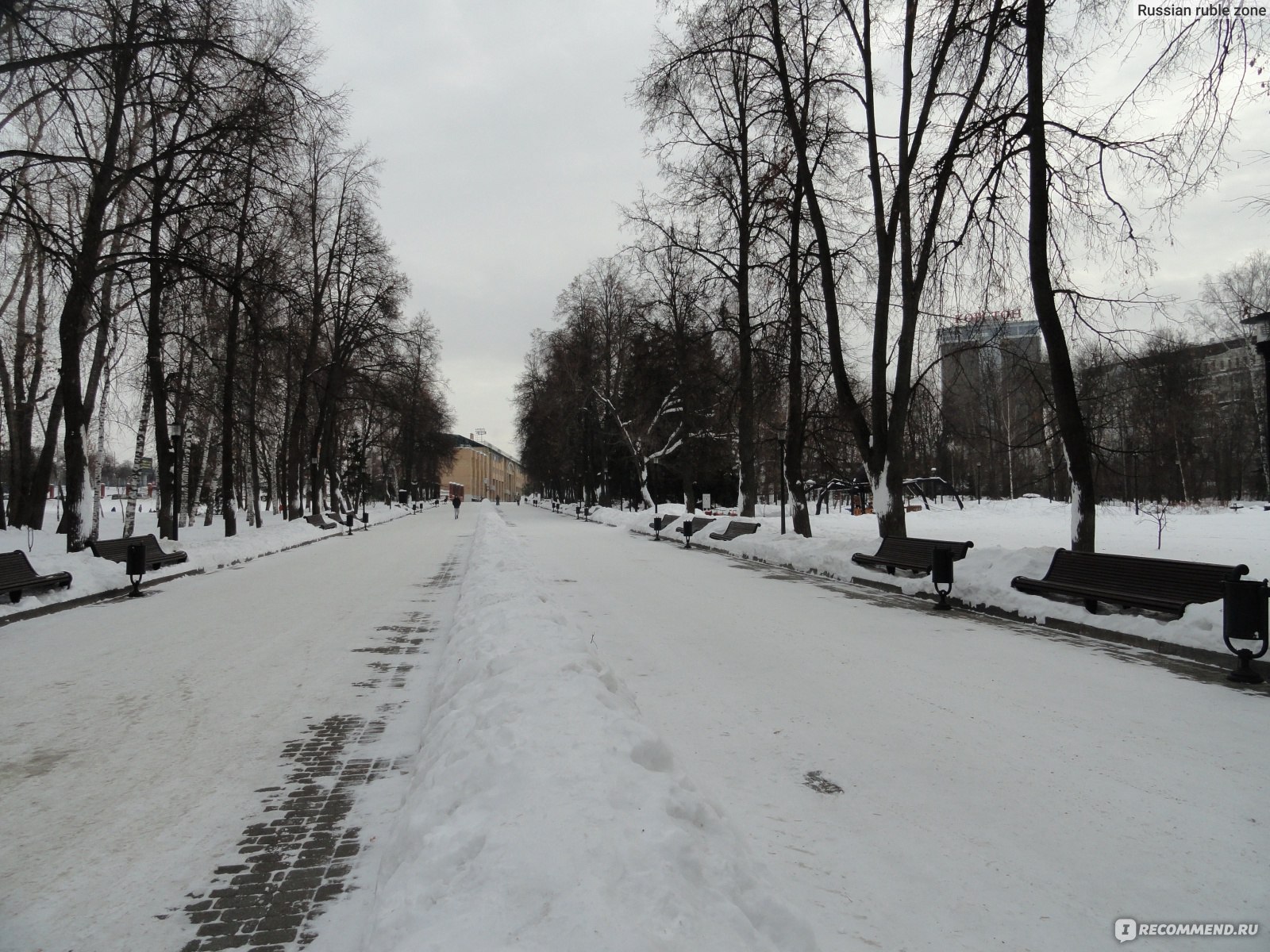 парк горького казань зимой