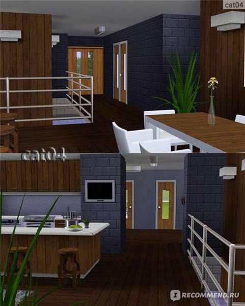 Проекты Домов для игры Sims 2 и Sims 3