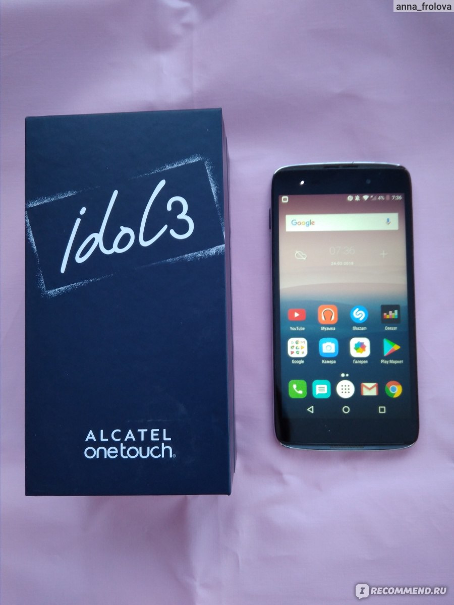 Мобильный телефон Alcatel OneTouch Idol 3 (6039Y) - «Телефон для меломанов  с жизнью батареи длиною в год. » | отзывы