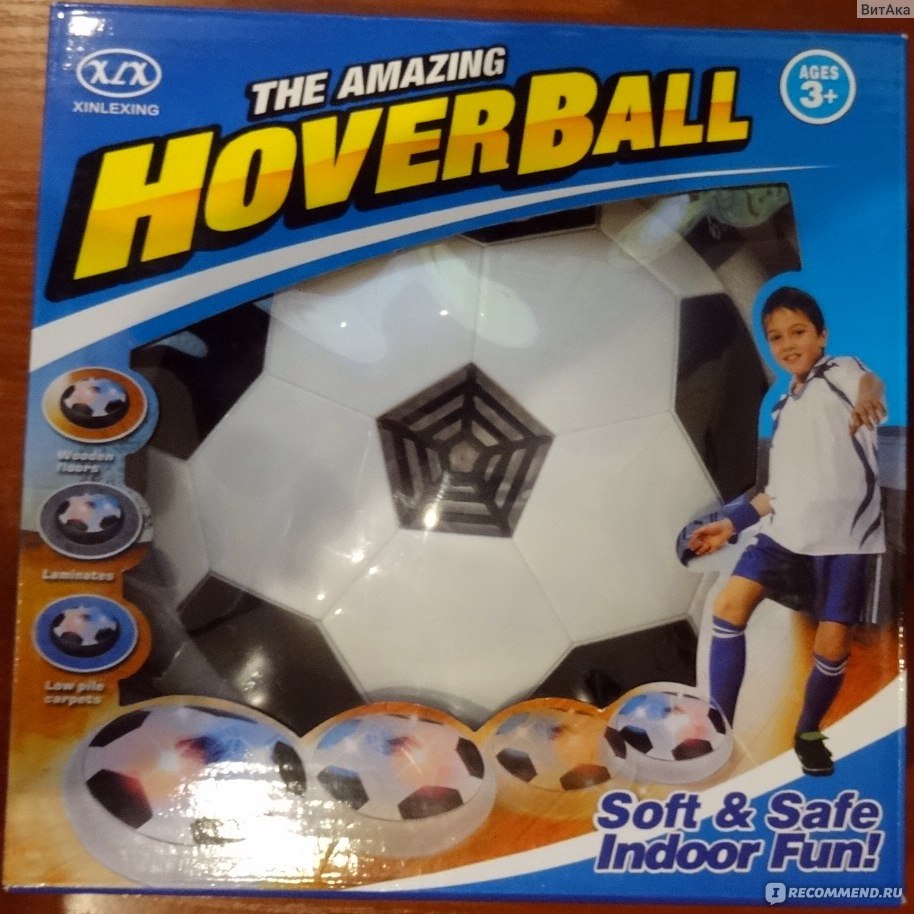 Xinlexing Аэрофутбольный мяч the Amazing Hover Ball - «АЭРОХОККЕЙ ДЛЯ НОГ!  :) Просто класс!!! Футбол дома без разбитых стекол! Дети в восторге! » |  отзывы